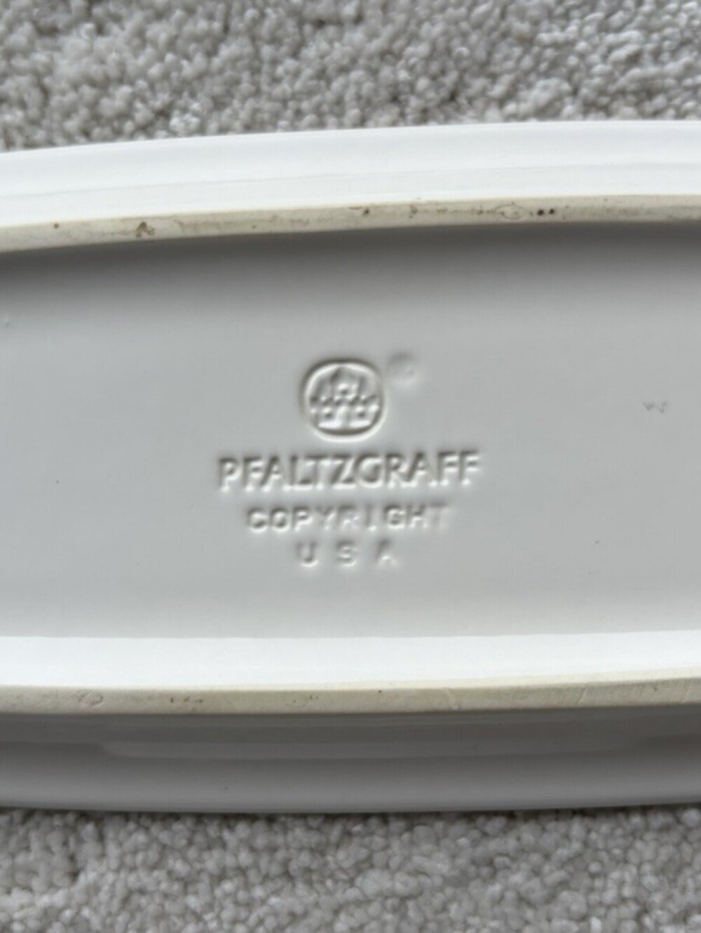 Pfaltzgraff Pearl Brocade Butter Dish with Lid Made In USA - Picture 2 of 8